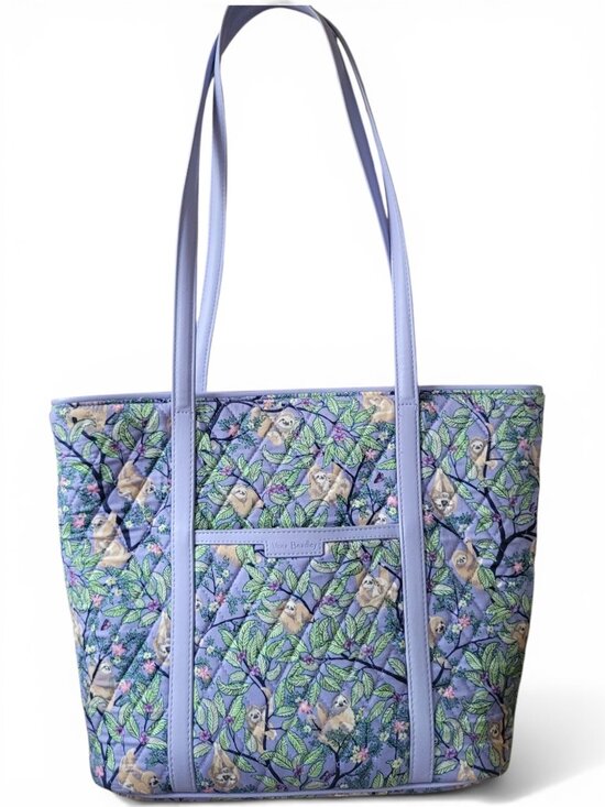 Vera Bradley Handbags - Vera Bradley | Hanging Around sloth tote bag | Lavender Purple
